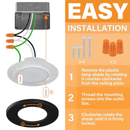 4 Inch LED Mini Surface Mount Light