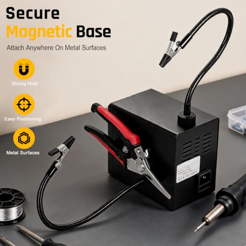 Magnetic Flexible Gooseneck Metal Magnetic Helping Hands Soldering Third Hand Tool