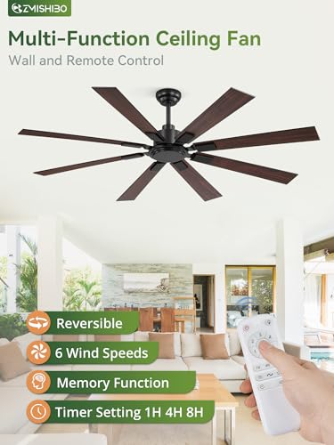 Outdoor Ceiling Fans No Light with Remote