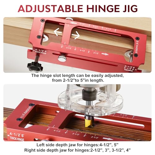 Door Hinge Jig & Door Lock Installation Kit