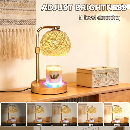 2 Pack Smart Timer Wax Warmer Lamp