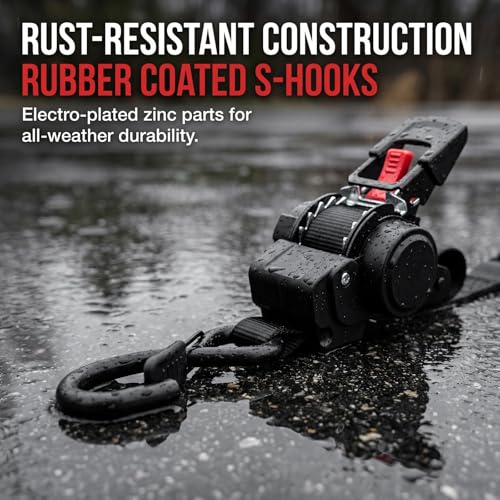 Retractable Ratchet Straps