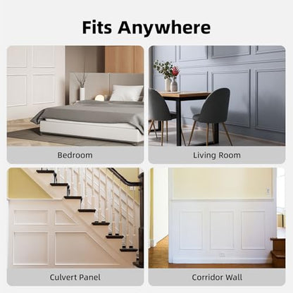 3 Set Pre Cut Accent Wall Molding Kit