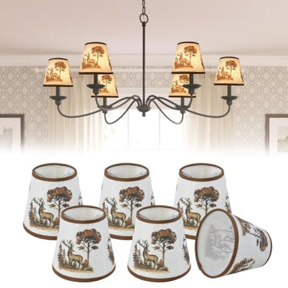 Mini Lamp Shade Chandelier Shades Set of 6