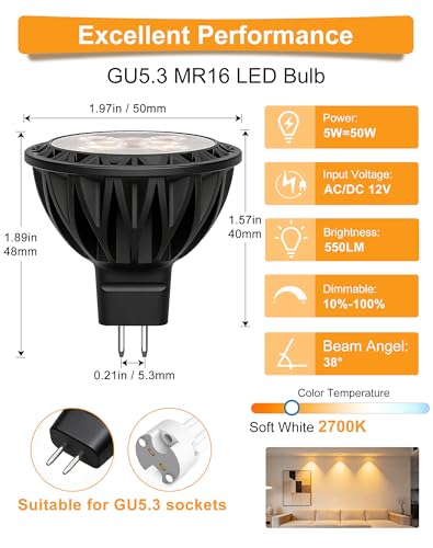 Dimmable mr16 led bulb