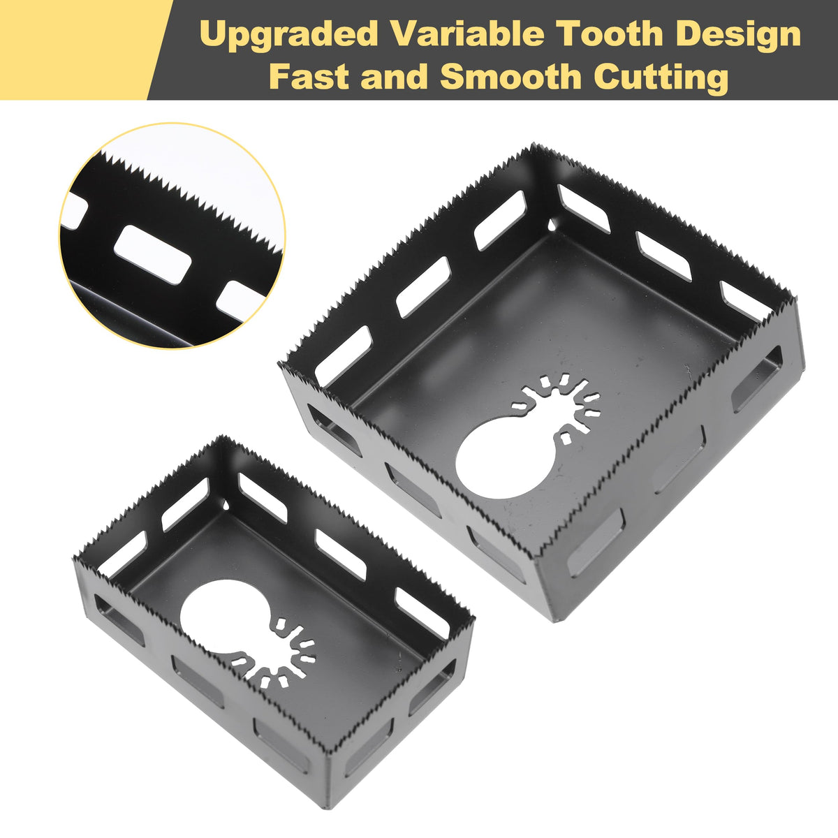 2Pcs Square Slot Cutter (Square)