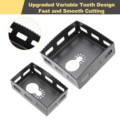2Pcs Square Slot Cutter (Square)