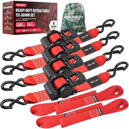 Retractable Ratchet Straps