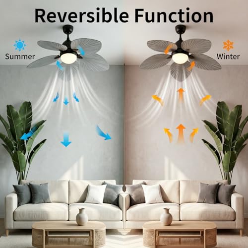52 Inch Ceiling Fan with Light and Remote for Indoor