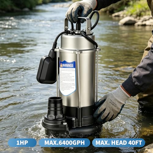 1HP Submersible Sewage Grinder Pump