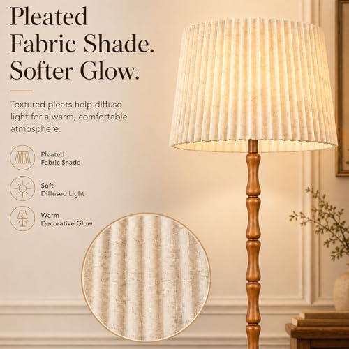 Real Wood Floor Lamp