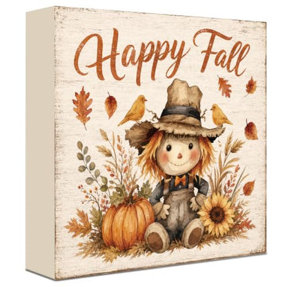 Fall Decorations for Home Wood Sign Fall Decor Shelf Decor