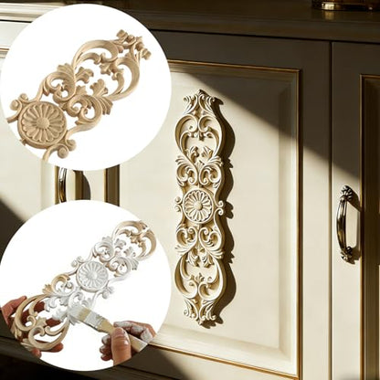 Wooden Carved Onlays Appliques