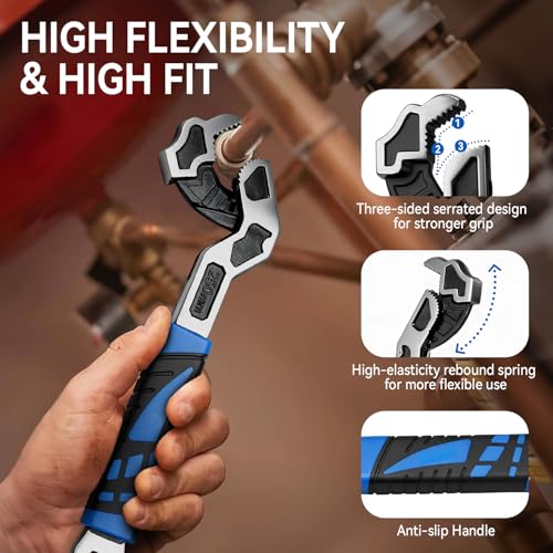 Adjustable Wrench with Cushion Grip