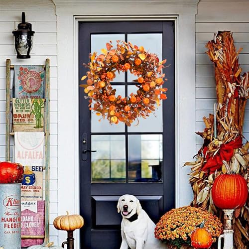 Fall Pumpkin Wreath