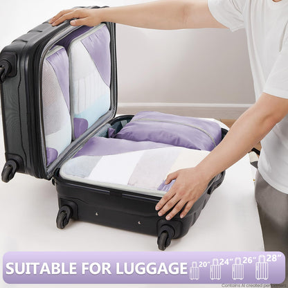 Packing Cubes for Travel (13 Purple)