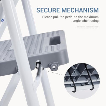 Step Ladder Sturdy Step Stool with Anti