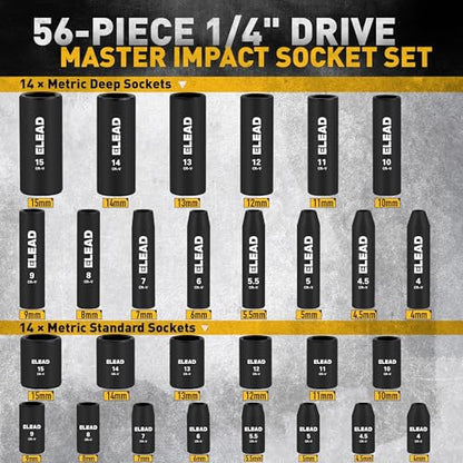 Drive Impact Socket Set