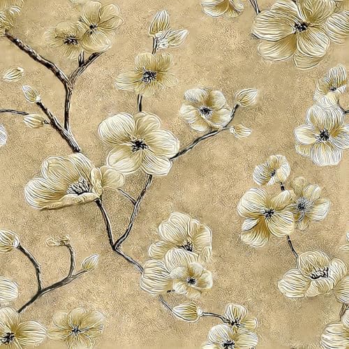 Peel and Stick Wallpaper Floral Wall Paper Modern Decorative Self Adhesive Removable Wallpaper