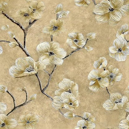Peel and Stick Wallpaper Floral Wall Paper Modern Decorative Self Adhesive Removable Wallpaper