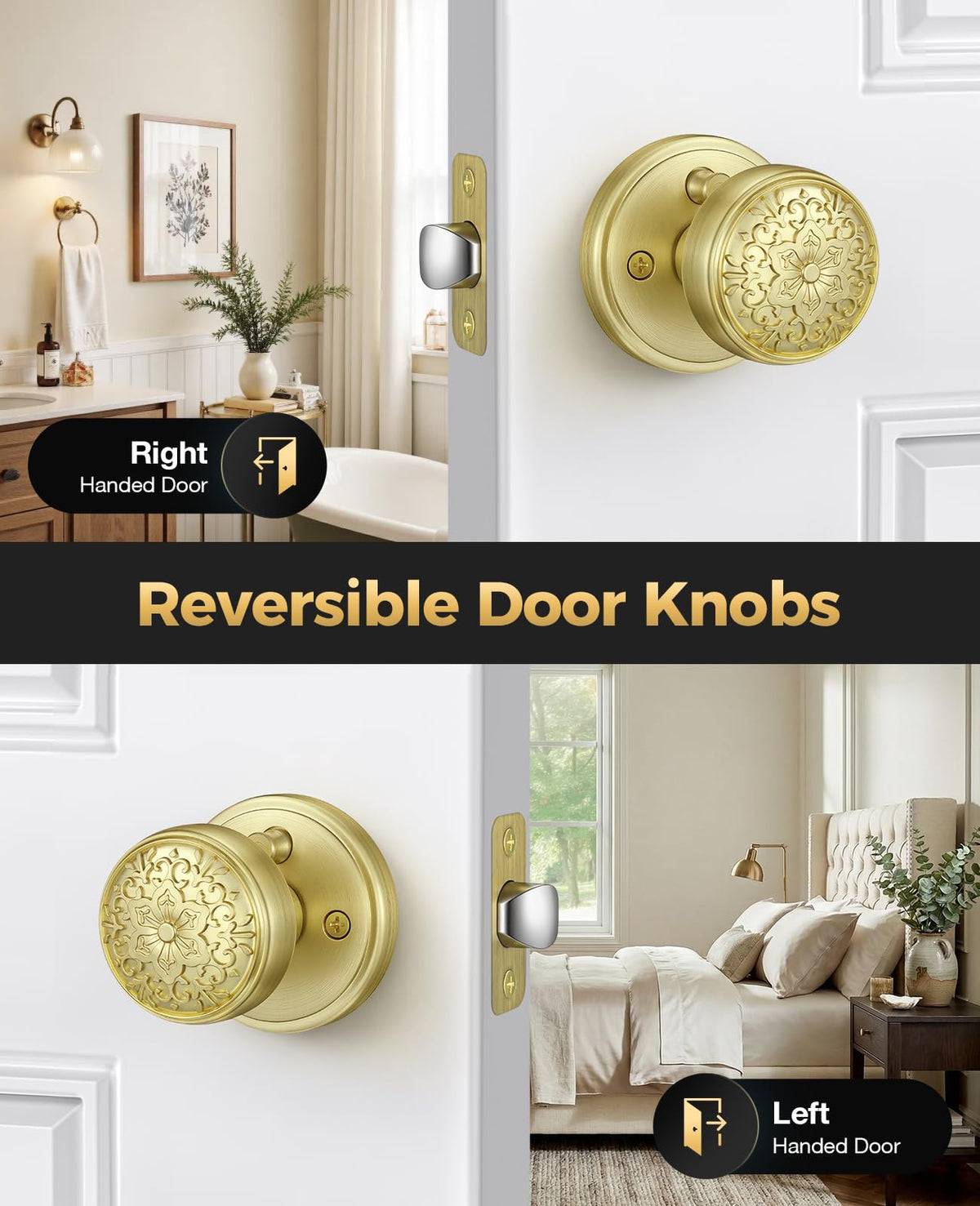 Gold Door Knobs (Gold)