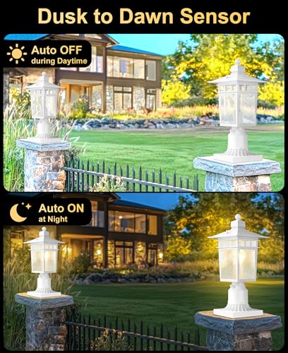 Dusk to Dawn Outdoor Post Lights