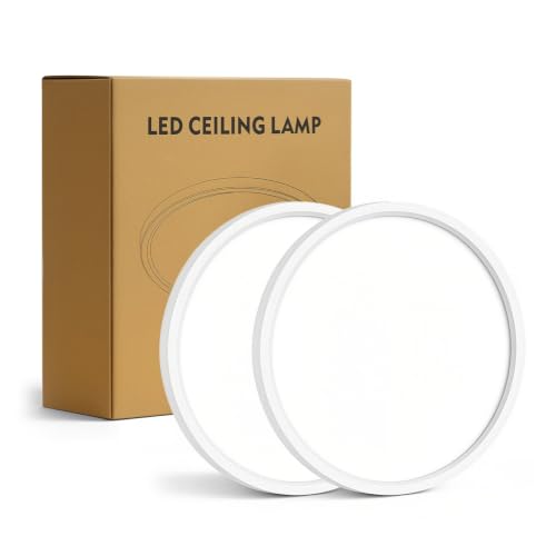 Black 11.4 Inch 4PK LED Flush Mount Ceiling Light