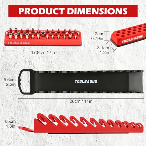 Magnetic Wrench Organizer Set & 1