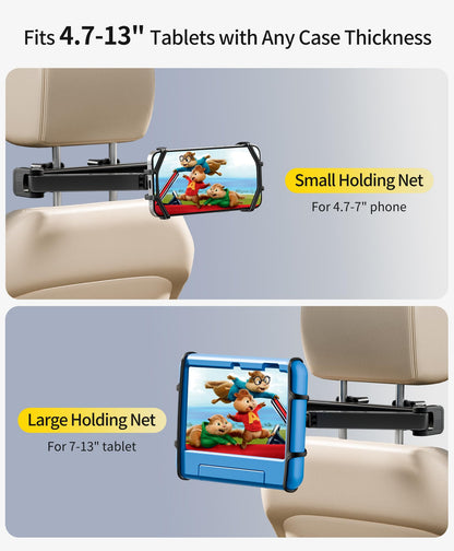Phone Tablet Holder for Car (1 Pack - fit for 4.7-13" tablet and phone)