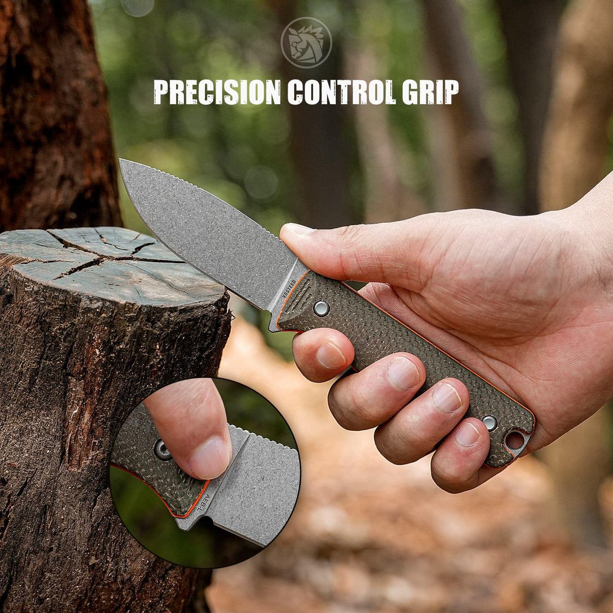 Vombat Fixed Blade Knife (Green)