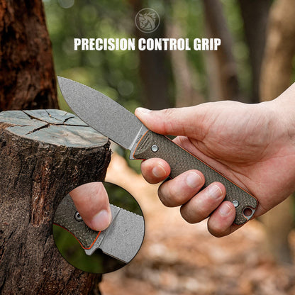 Vombat Fixed Blade Knife (Green)