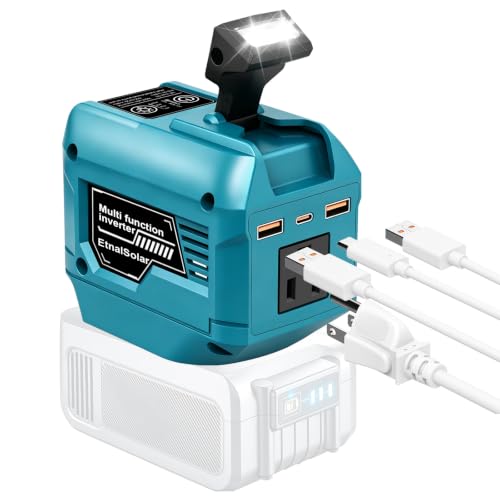 250W Power Inverter Compatible with 18V Battery