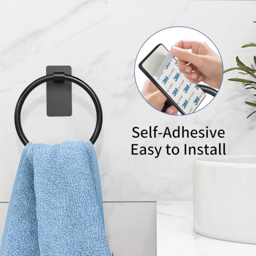 Towel Ring Hand Towel Holder for Bathroom Wall Mounted