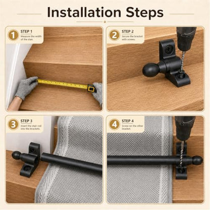 Zinc Alloy Stair Rods