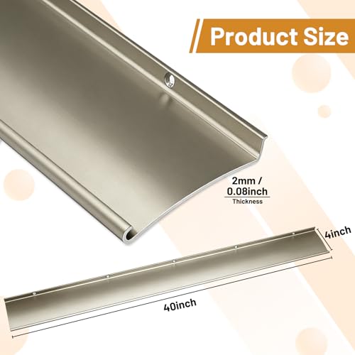 4" Extra Wide Door Rain Drip Guard