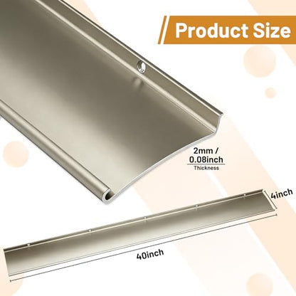 4" Extra Wide Door Rain Drip Guard