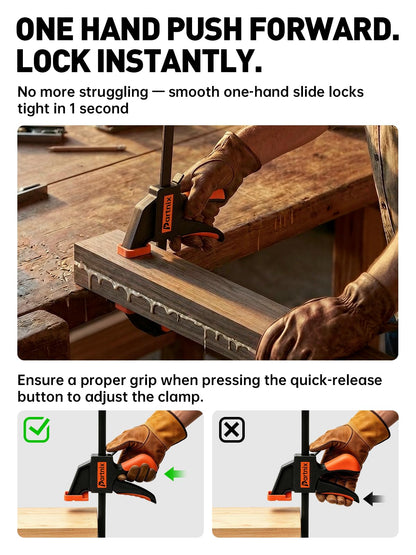 300LB Heavy Duty] Bar Clamps for Woodworking