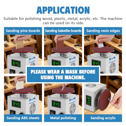 Mini Disc Sander Stepless Speed Control