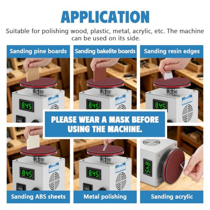 Mini Disc Sander Stepless Speed Control