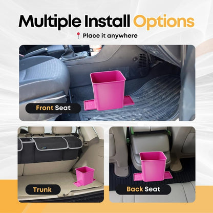 Car Trash Can (Pink)