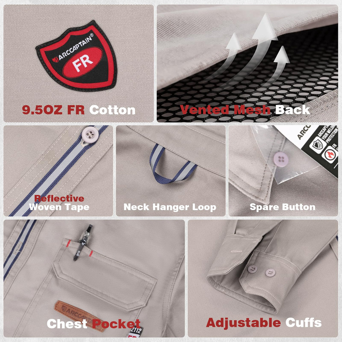 FR Welding Jackets (Small / Grey)