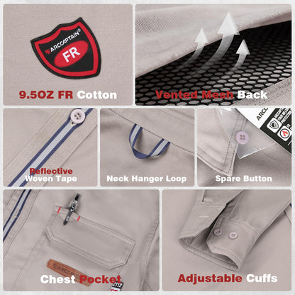 FR Welding Jackets (Small / Grey)