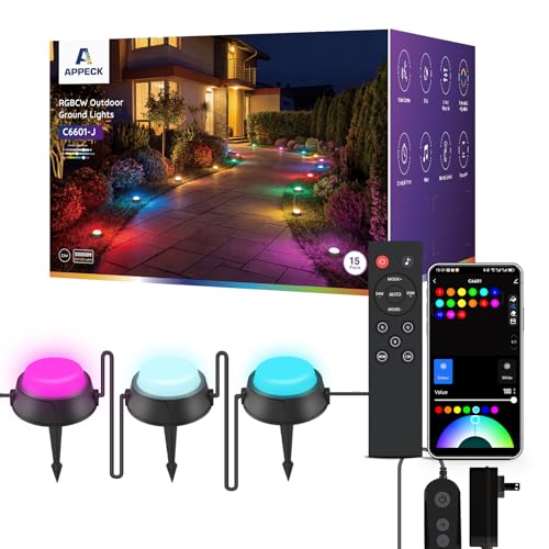 Outdoor Ground Lights RGBCW