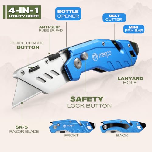 colorful box cutter set