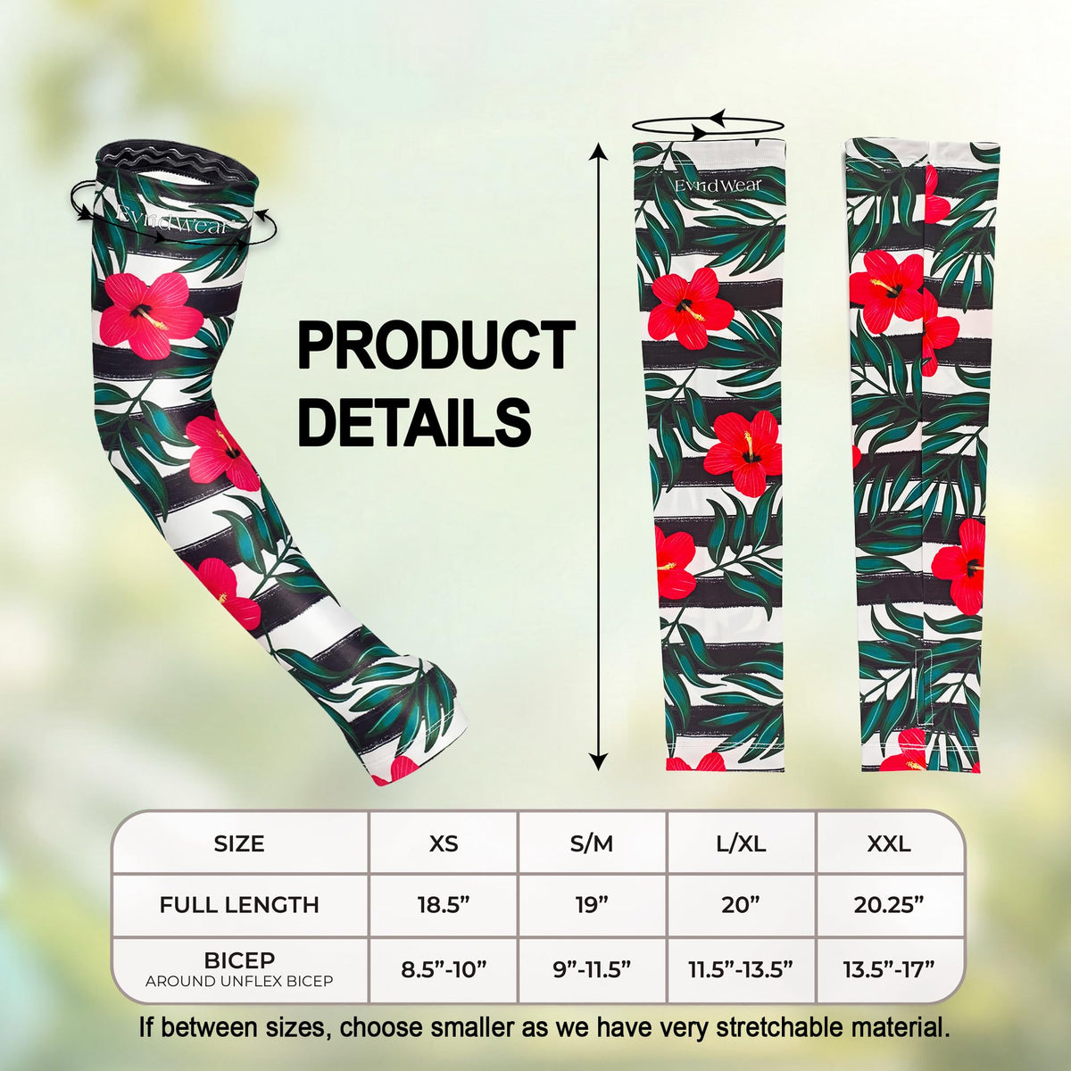 Gardening Sleeves (XX-Large / Striped Tropical)