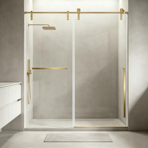 Frosted Glass Shower Door