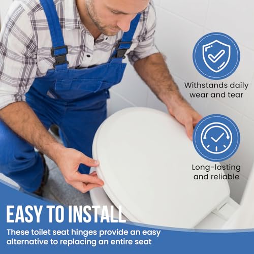 1Pair Toilet Seat Hinges