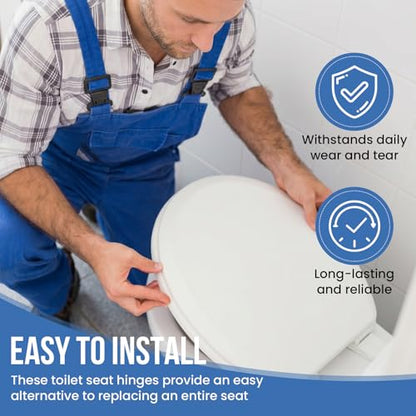 1Pair Toilet Seat Hinges
