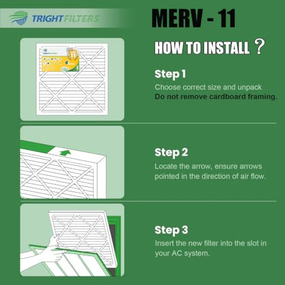MERV 11 Air HVAC Furnace Filters