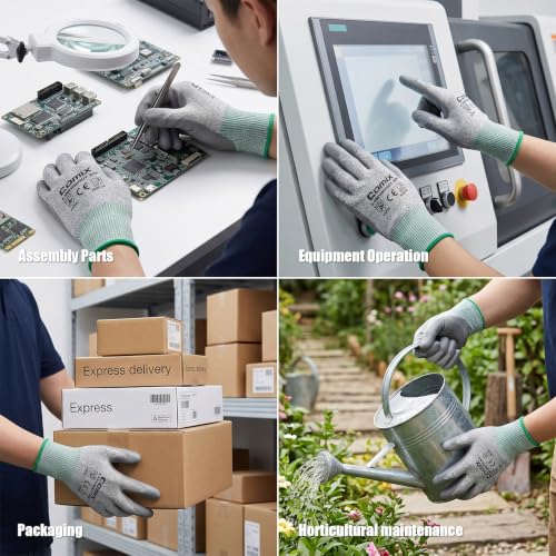 A3 Cut Resistant Work Gloves for Men & Women
